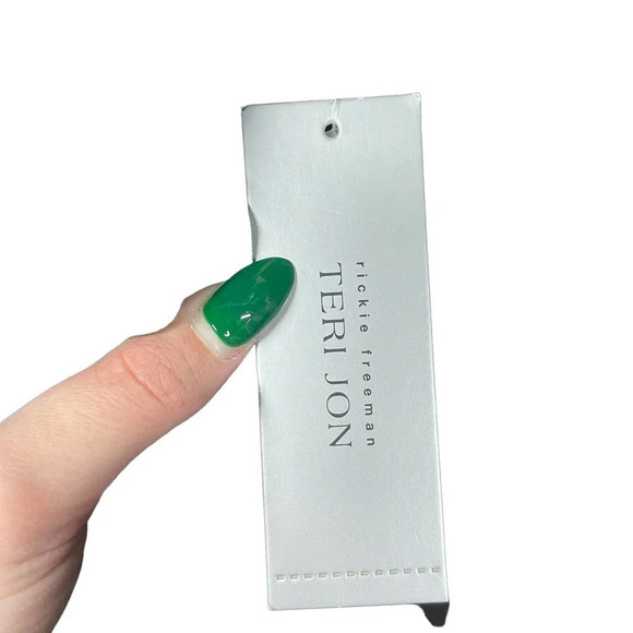 Rickie Freeman for Teri Jon Black Ruched Lace Neck Sheath‎ Dress Size US 6 - Picture 9 of 10